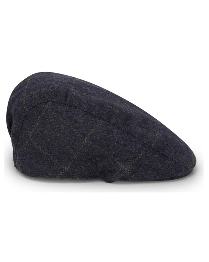 Hoggs of Fife Windowpane Waterproof Tweed Hat