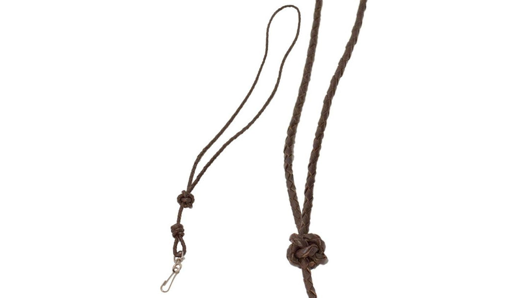 Bisley Plaited Leather Lanyard