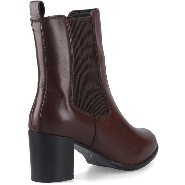 Camellia Heeled Boot BROWN