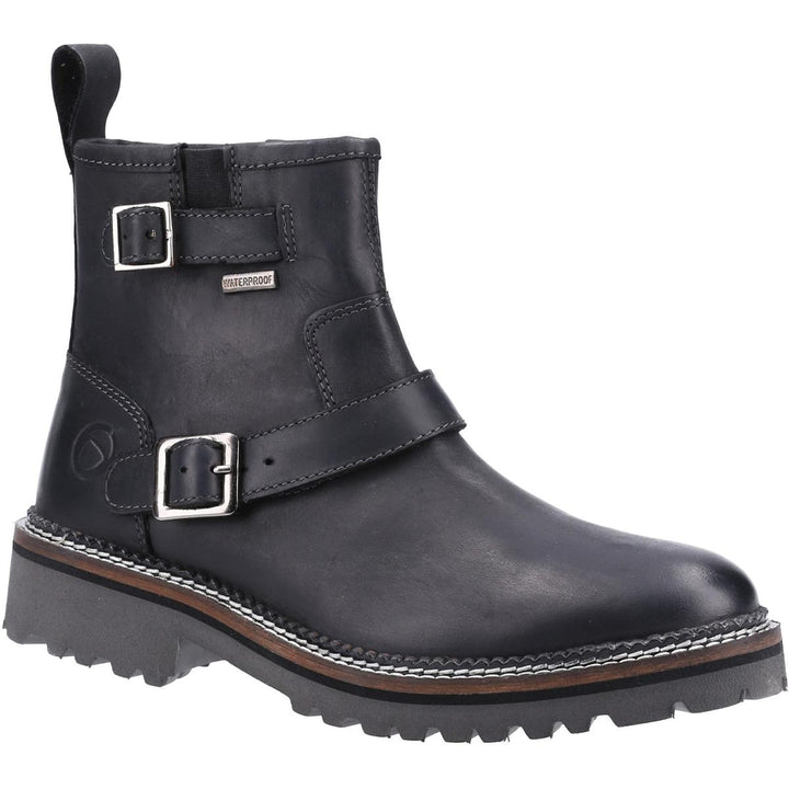 Cotswold Combe Zip Ankle Boot Black