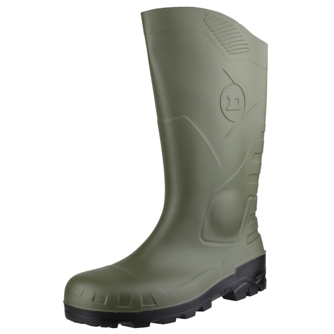 Dunlop Devon Full Safety Wellington Green/Black – view 3