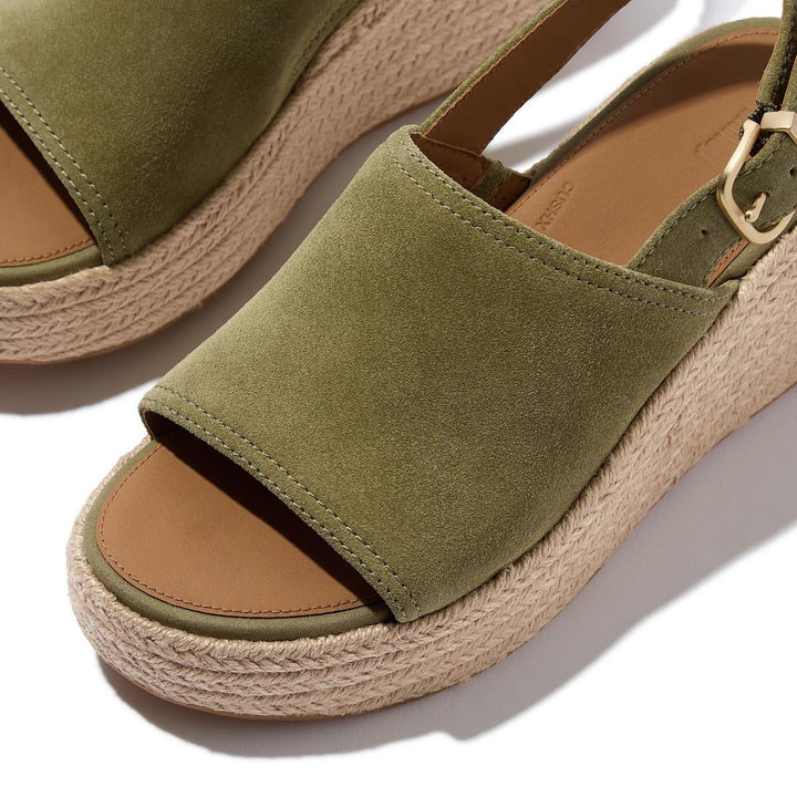 Fitflop Platfforms Wedge Camo-Green