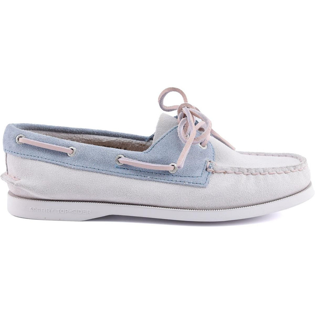 Sperry Authentic Original 2 Eye Boat Shoe White/Blue
