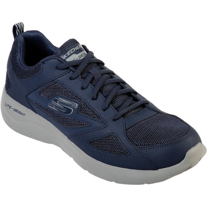 Dynamight 2.0 Lace Up Memory Foam Trainer Navy