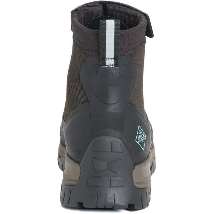 Muck Boots Apex Mid Zip Wellingtons Dark Brown - Fully lined with 5mm neoprene for flexibility, Breathable air mesh lining – view 5