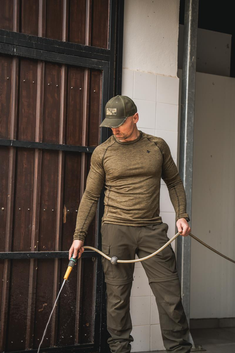 Seeland Peak T-shirt Military Olive Melange