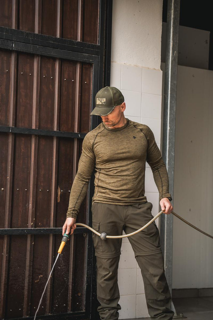 Seeland Peak T-shirt Military Olive Melange