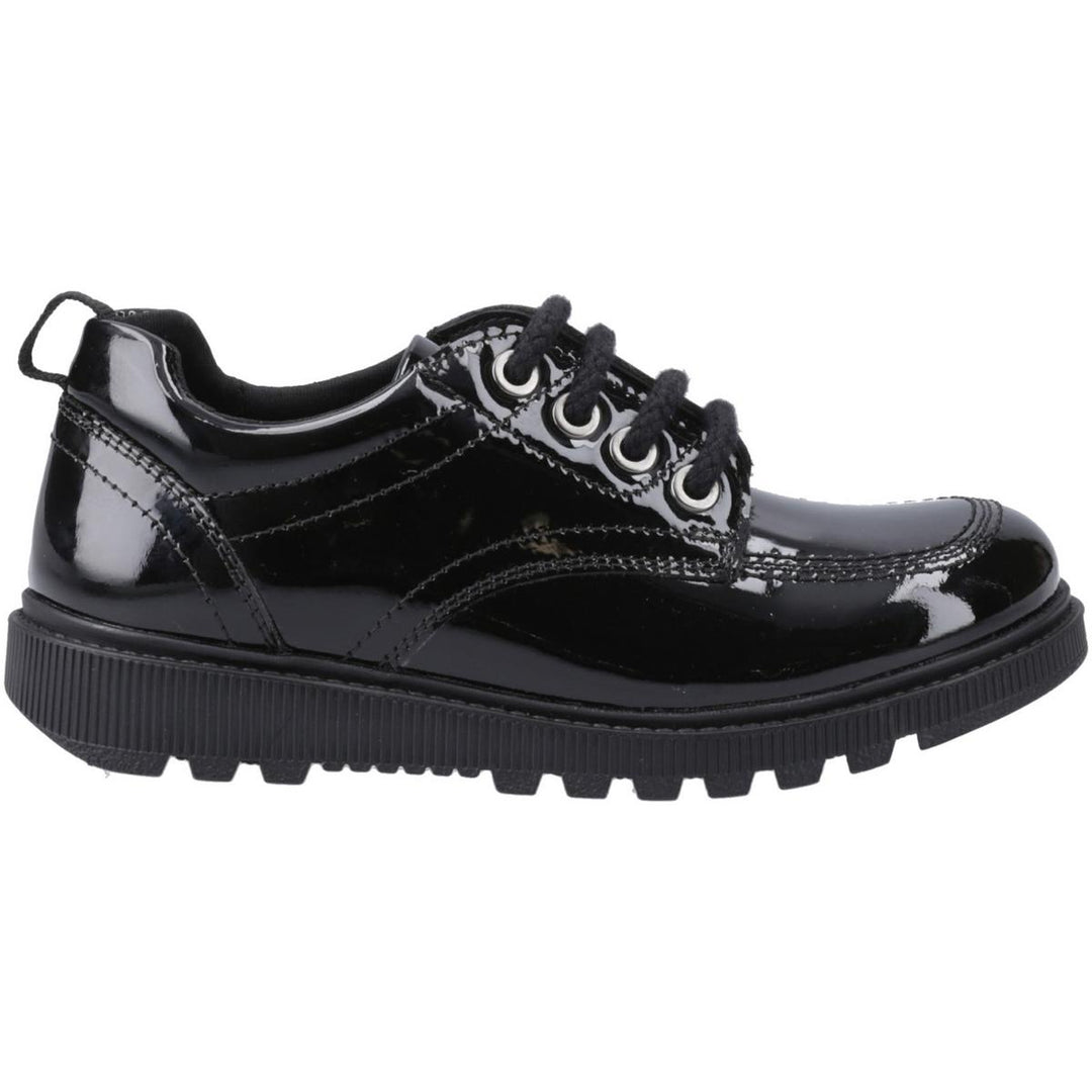 Hush Puppies Keeley Lace Up Patent Jnr – view 5