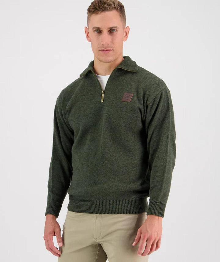 Swanndri Mariner Zip Neck Sweater