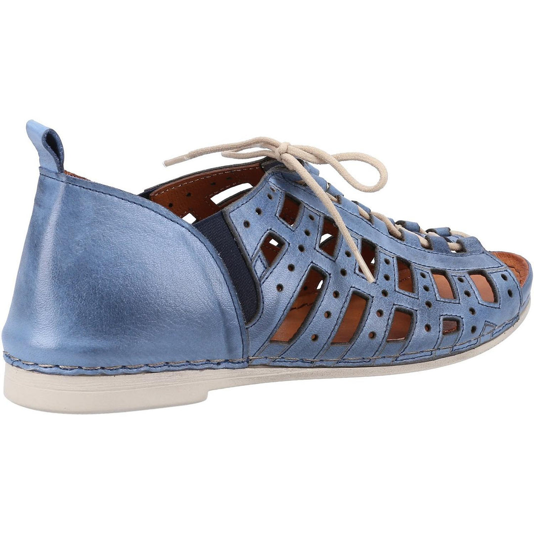 Riva Newport Leather Elasticated Summer Shoes