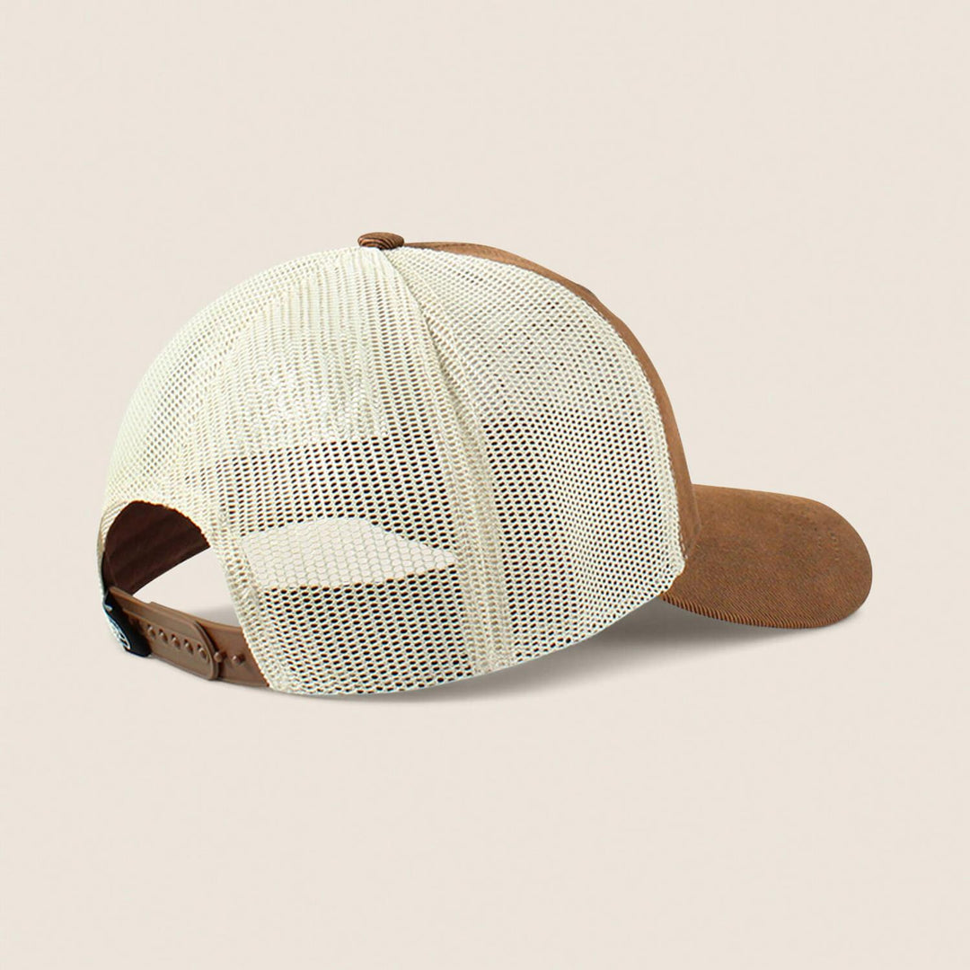 Ariat M F Ladies Floral Lthr Patch Cap Brn/wht – view 2
