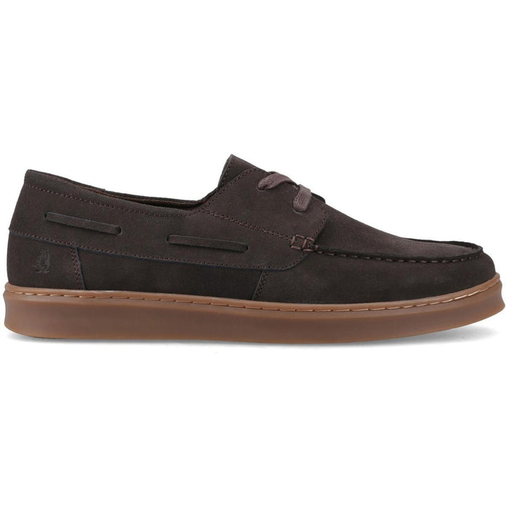 Hush Puppies Madden Boat Shoe Chocolate – view 5