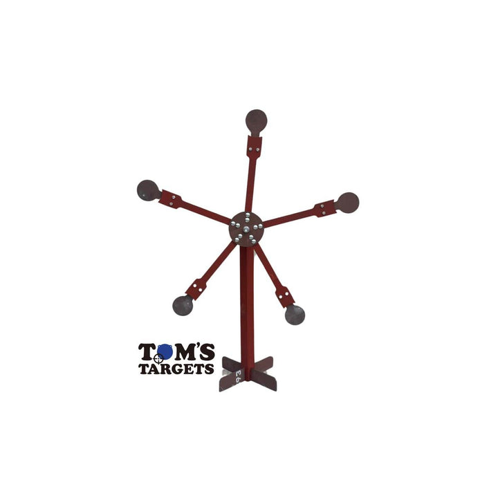 Tom's Targets Texas Spinning Star Centrefire - 10mm AR500