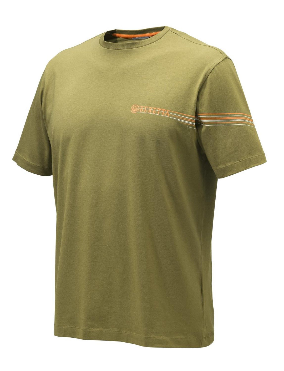 Beretta Lines T-Shirt Men's Flat Dark Earth Cotton Tee – view 3