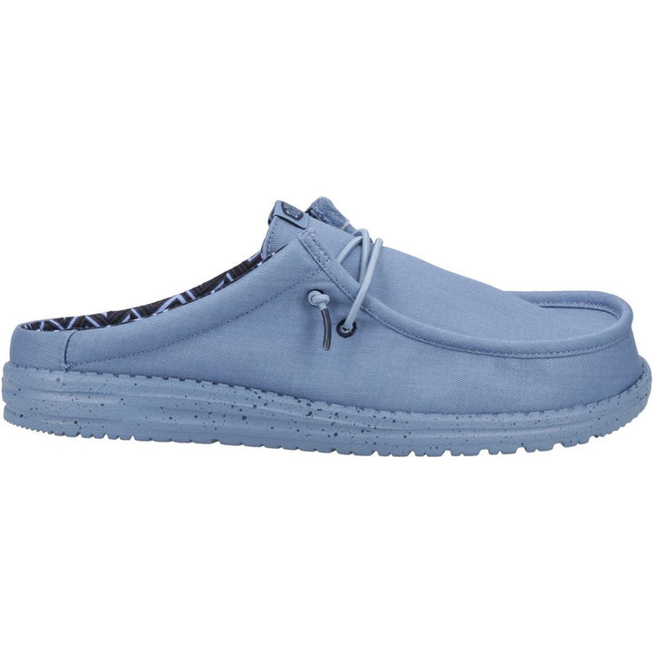 HEYDUDE Wally Slip Canvas Mule Elemental Blue