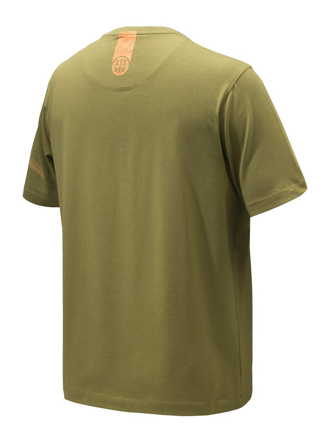 Beretta Lines T-Shirt Men's Flat Dark Earth Cotton Tee – view 4