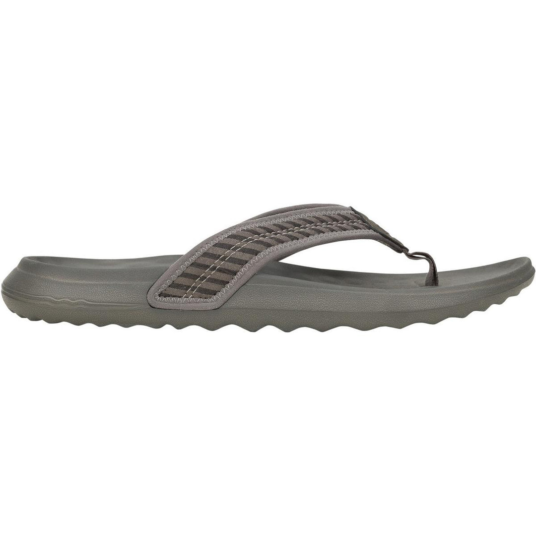 HEYDUDE Myers Flip Nu Prep Sandal Black/Granite Grey