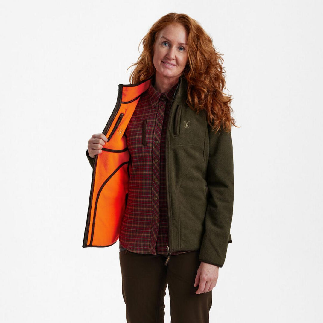 Deerhunter Lady Pam Bonded Fleece Jacket - reversible