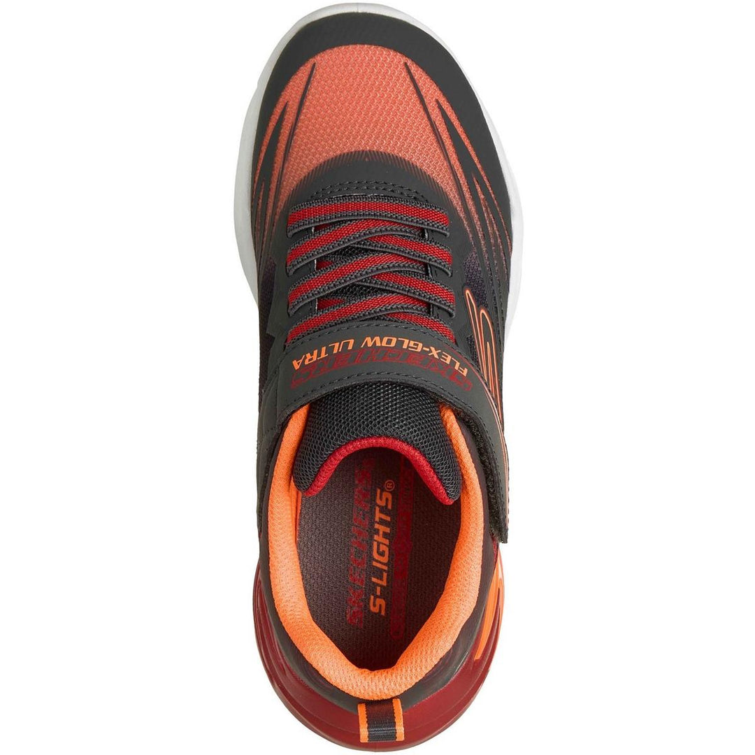Skechers Flex-Glow Ultra Trainer Charcoal/Red – view 3