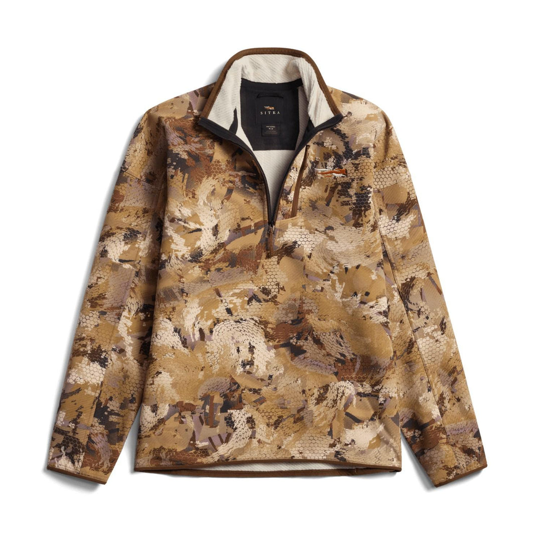 Sitka Alpha Fleece 1/4 Zip Pullover Optifade Marsh