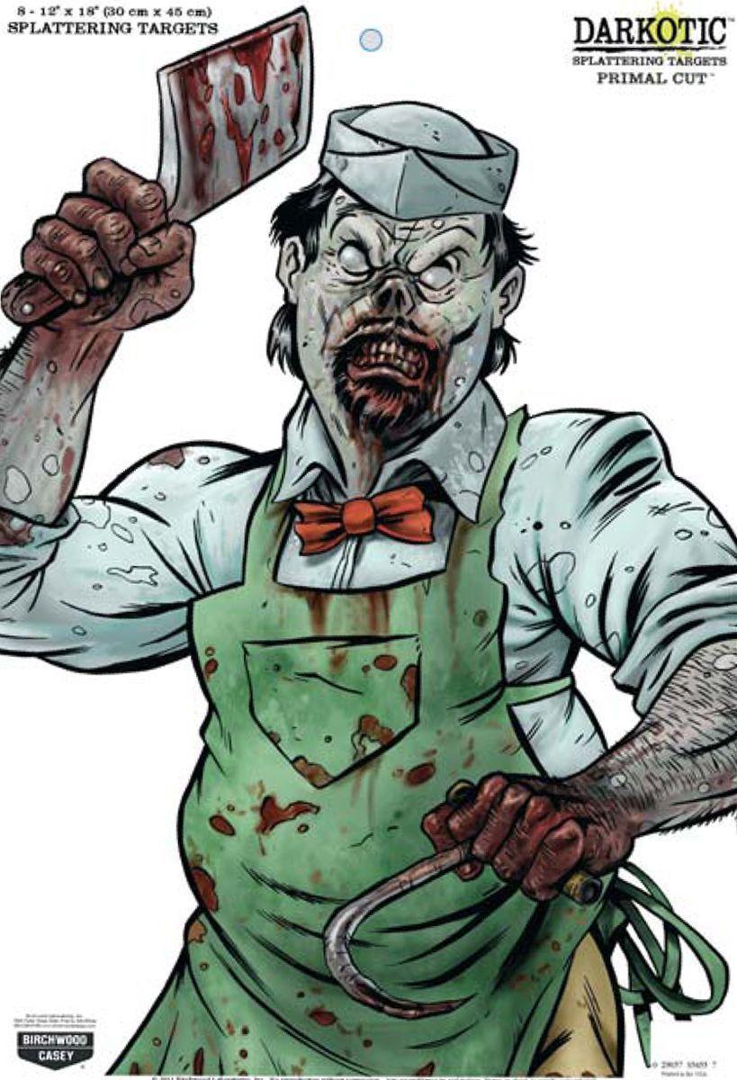 Birchwood Casey Darkotic 12" x 18" Primal Cut Target - 8 targets