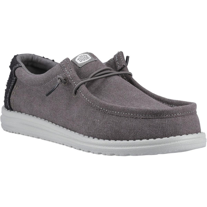HEYDUDE Wally Workwear Shoes Granite Grey/Black