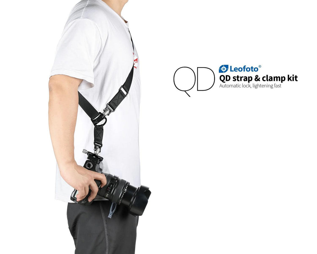 Leofoto SP-01 + DC-22Q QD Camera Strap and Arca Clamp Kit