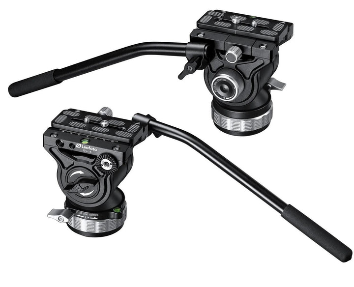 Leofoto BV-15 Fluid Video Head with Pan Handle - Arca Clamp