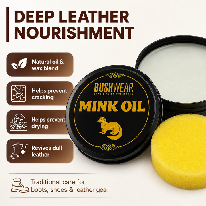 BushWear Mink Oil Leather Conditioner 100ml – Waterproofing – view 3