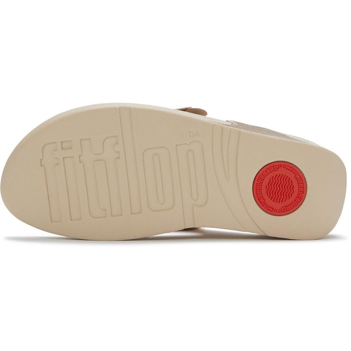 Fitflop Lulu Flower Toe-Post Sandals Platino – view 2