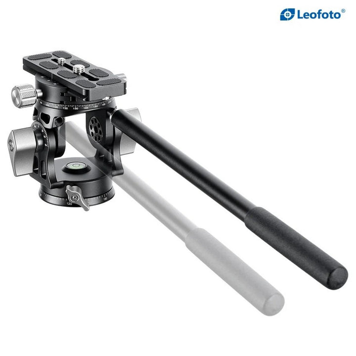 Leofoto VH-30R Two-Way Telephoto Lens Head with Panning Clamp