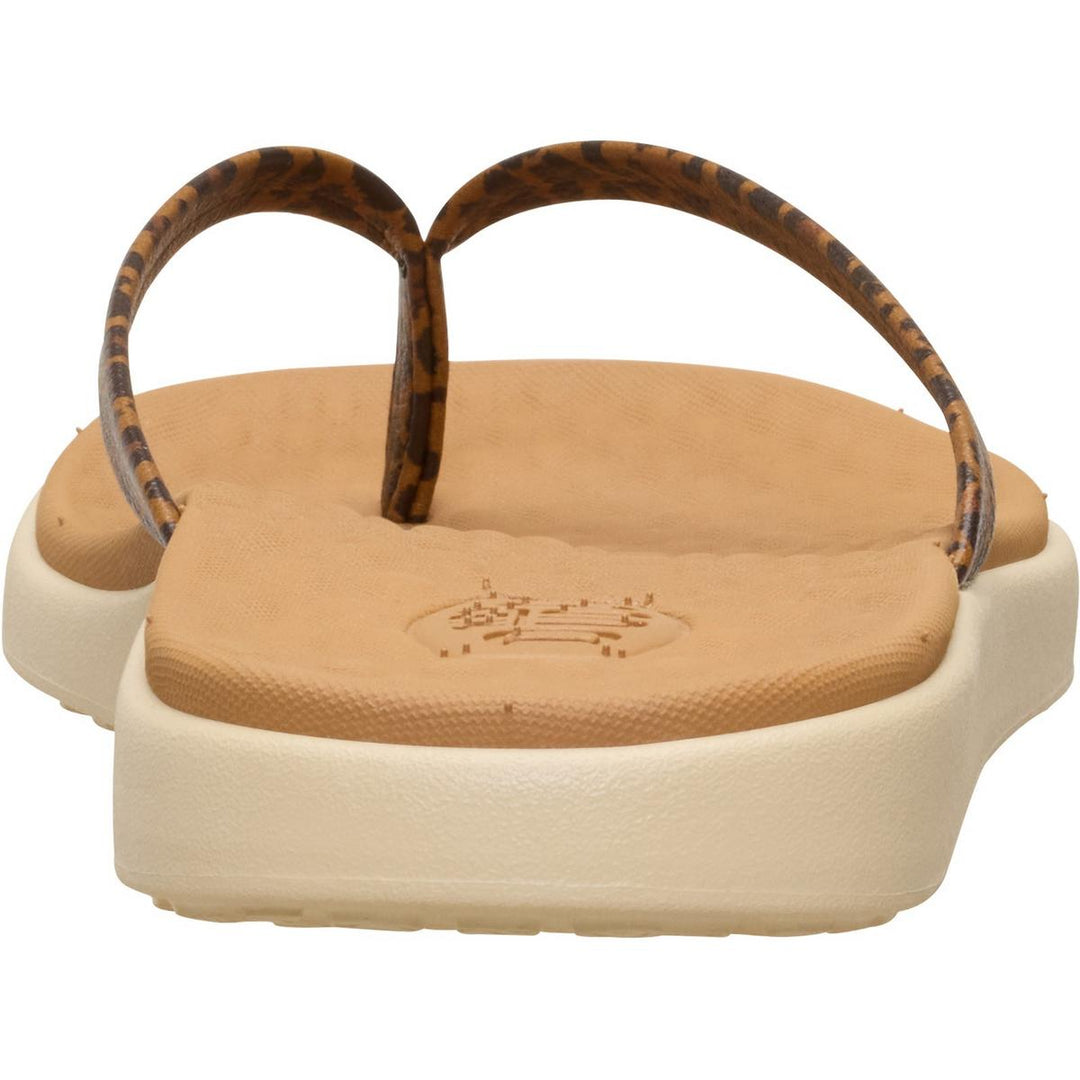 HEYDUDE Maui Breeze Flip Tan Leopard