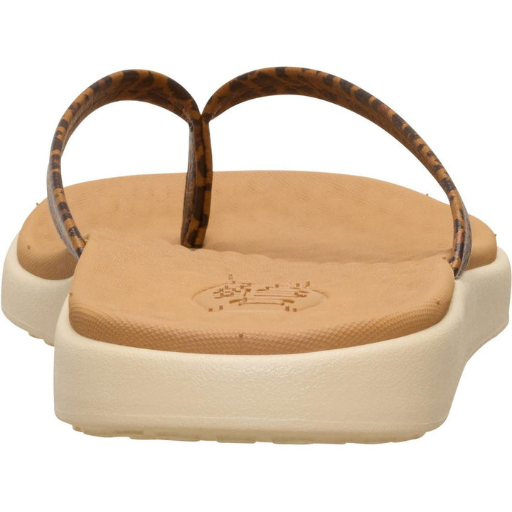 HEYDUDE Maui Breeze Flip Tan Leopard