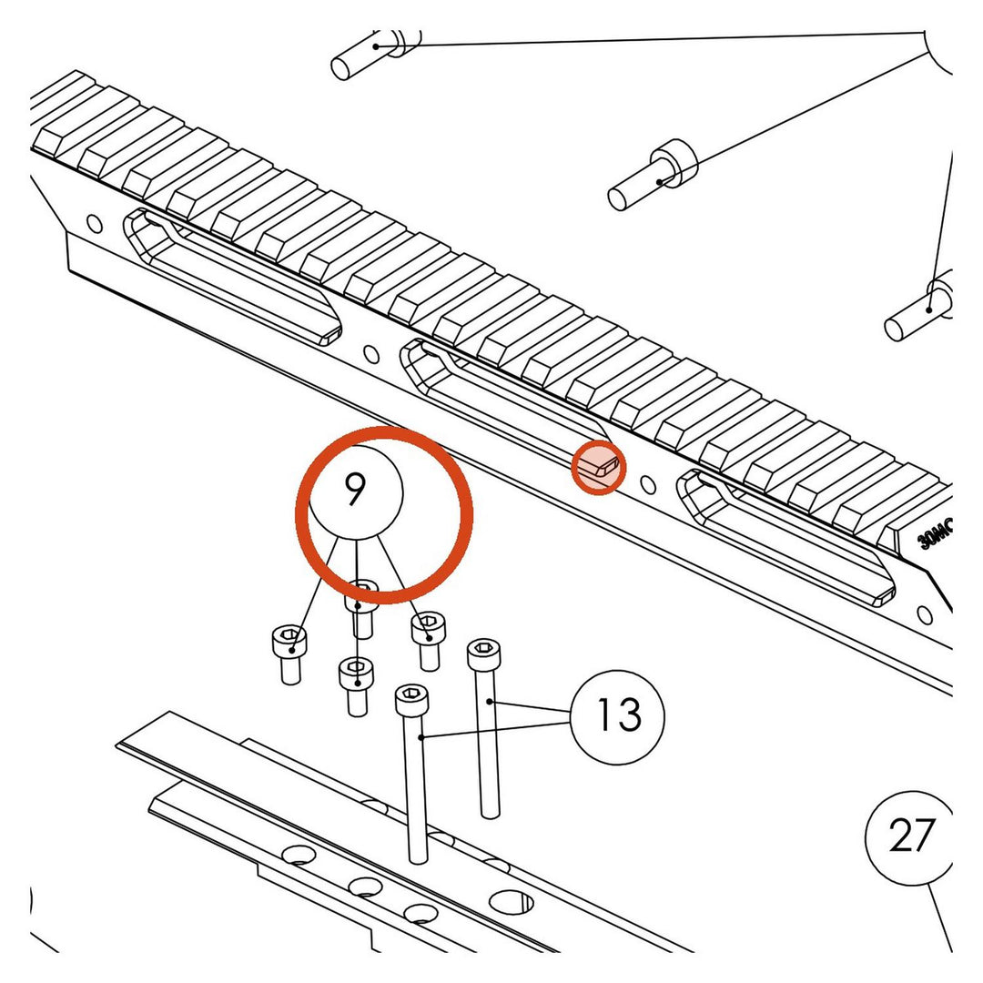 FX Socket Head Cap Screw M3x6 19713