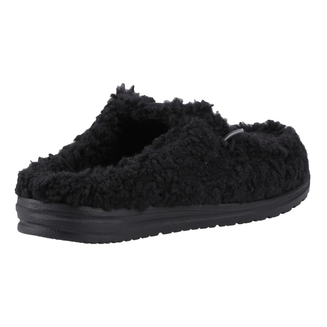 Wally Slipper Black/Black