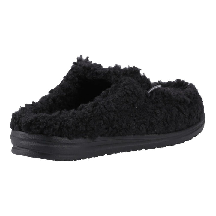Wally Slipper Black/Black