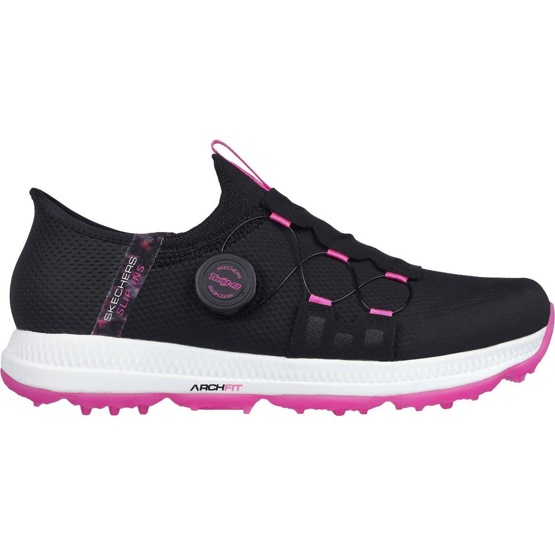 Skechers Performance GO GOLF Elite 5 - Slip 'In Golf Shoe Black/Pink