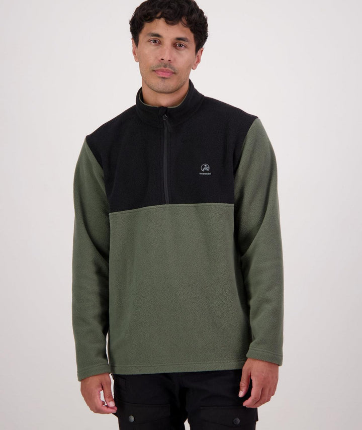 Swanndri Men's High Rock Fleece Quarter Zip Top