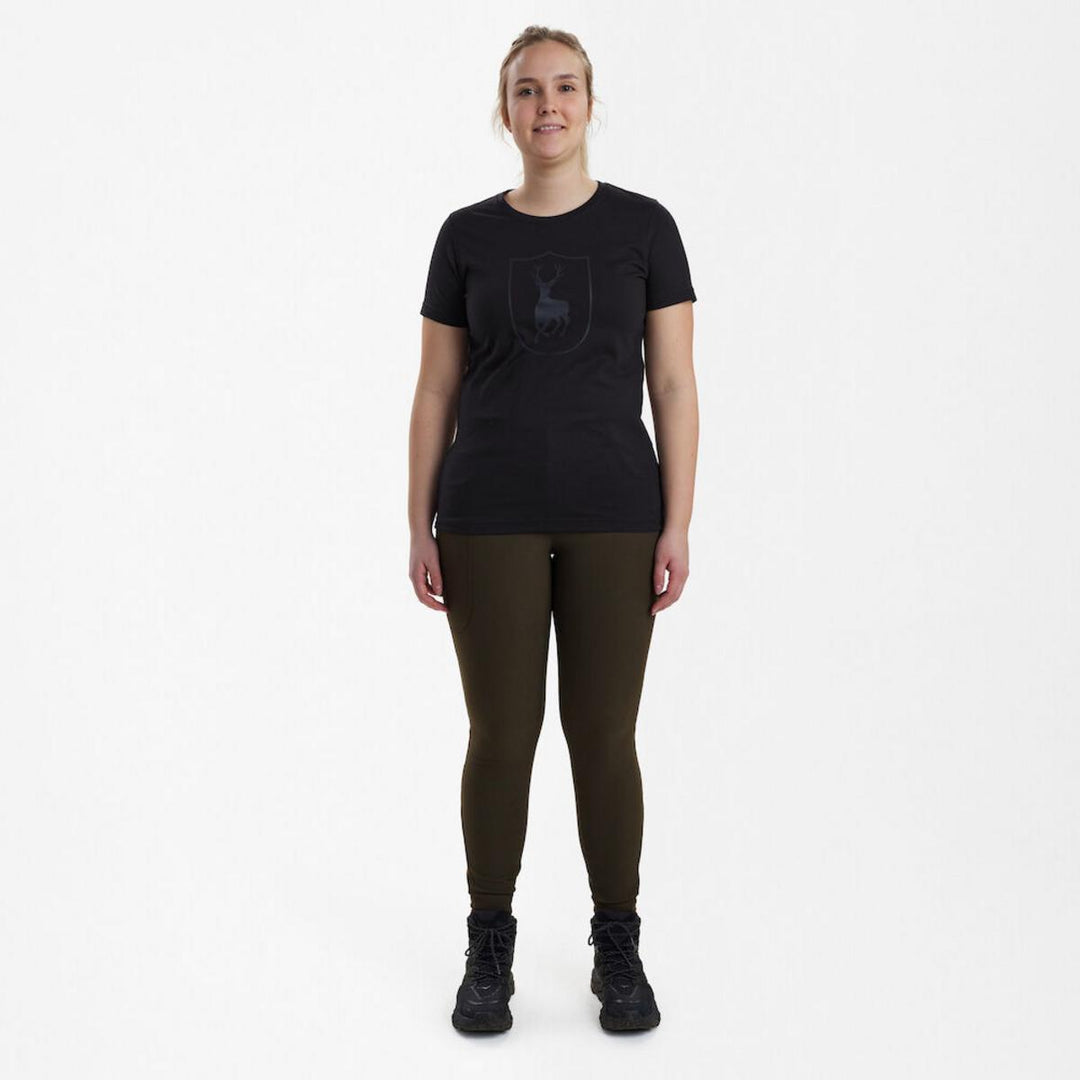 Deerhunter Lady Logo T-shirt - Black