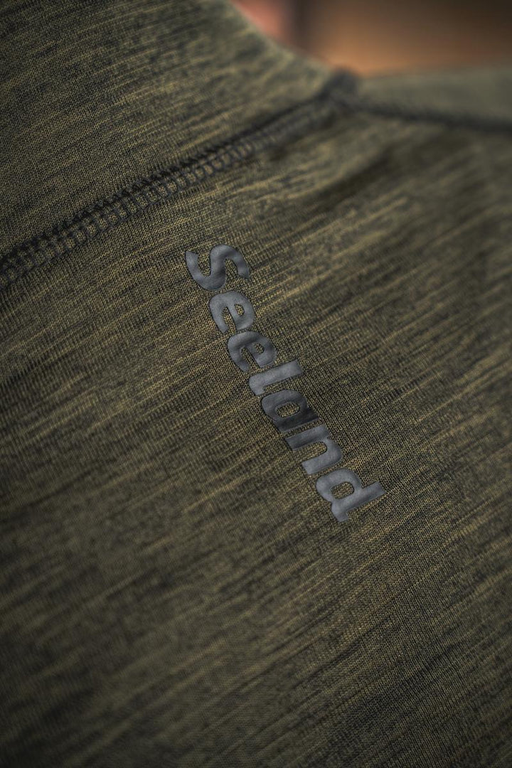 Seeland Peak Half Zip Pine green melange