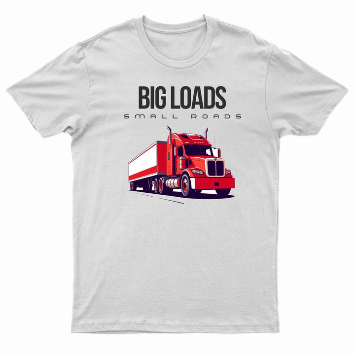 Urban Road Adults "Big Loads on Small Roads" Truck Printed T