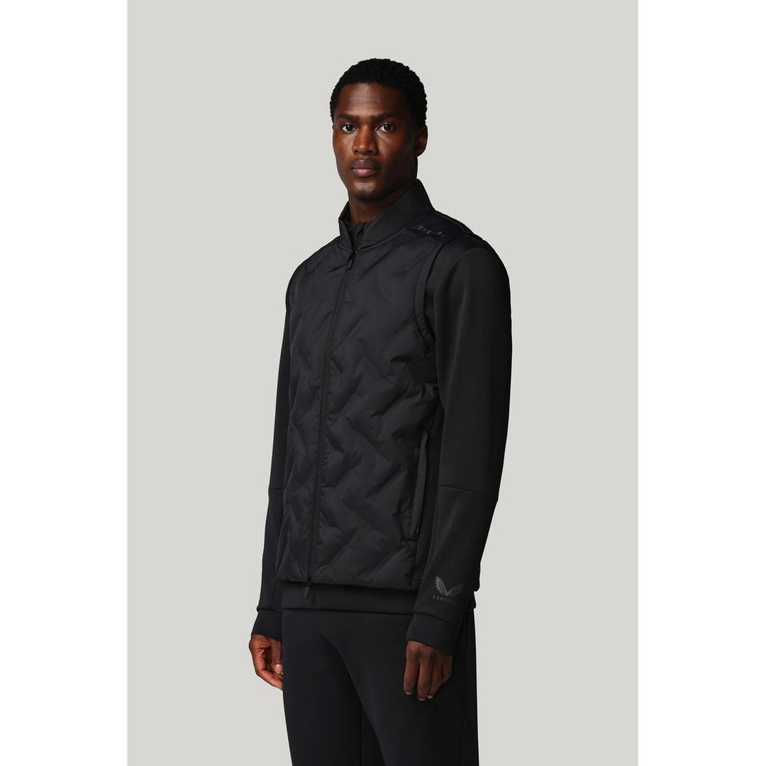 Castore HYBRID GILET CASTORE BLACK/CASTORE GUNMETAL – view 3