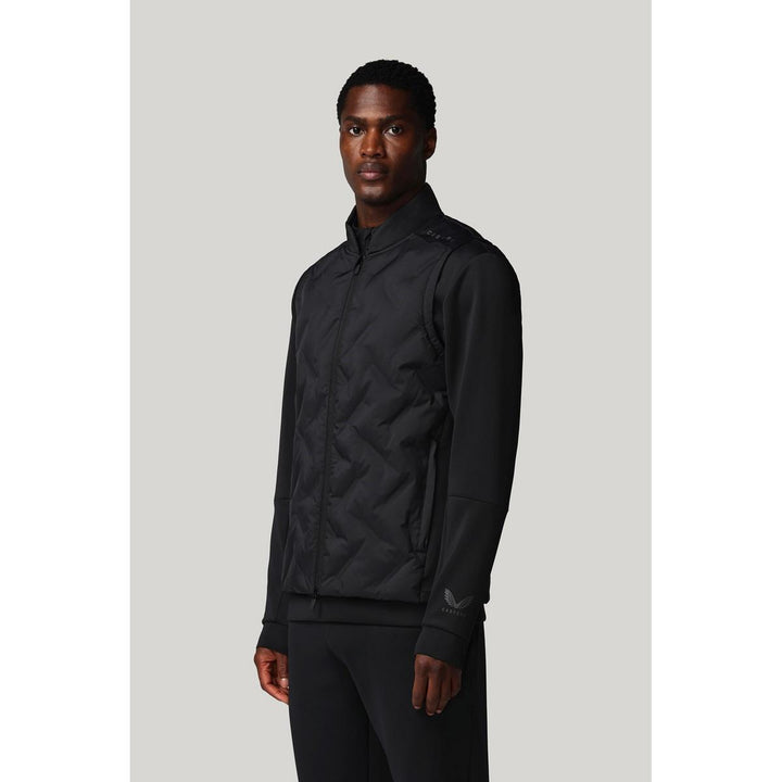 Castore HYBRID GILET CASTORE BLACK/CASTORE GUNMETAL – view 3