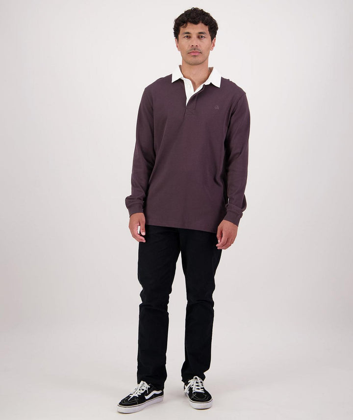 Swanndri Men's Fundamentals Long Sleeve Rugby Top