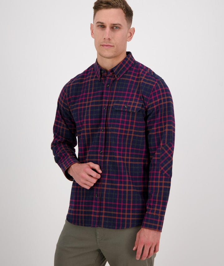 Swanndri Eastcott L/S Shirt Navy