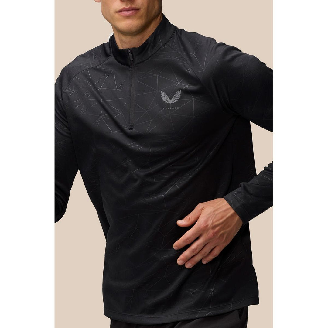 Castore Adapt Training 1/4 Zip Top Black/Gunmetal – view 5