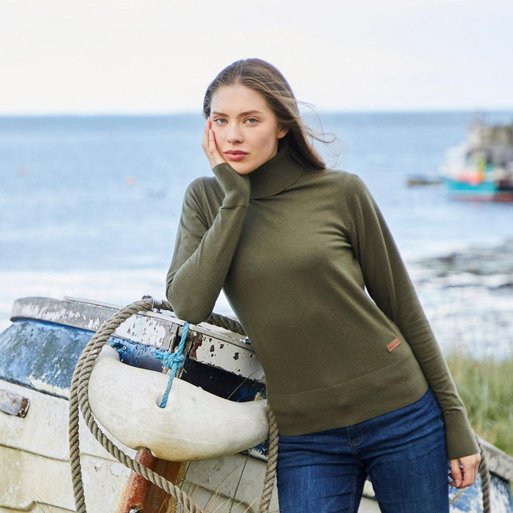 Ridgeline Womens Melford Knit Roll Neck