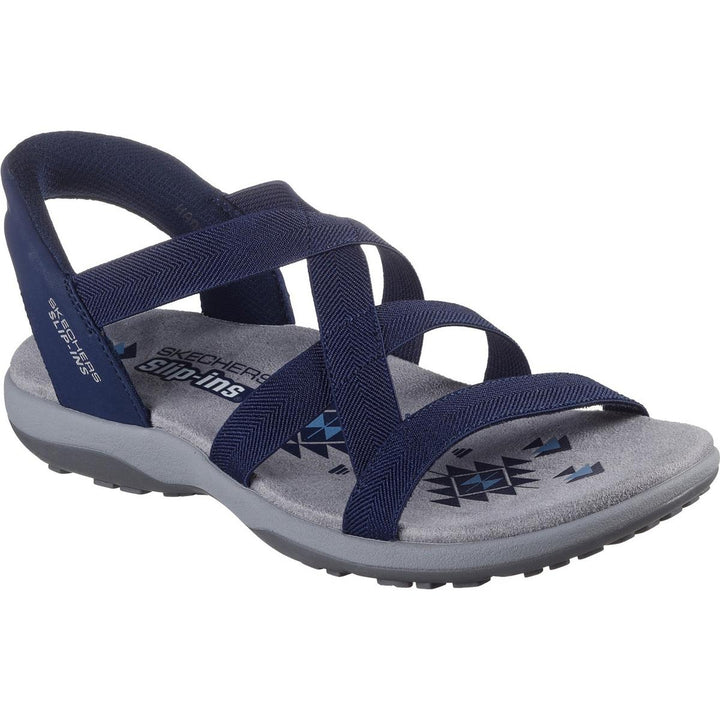 Skechers Reggae Slim Stretch Flex Sandal Navy