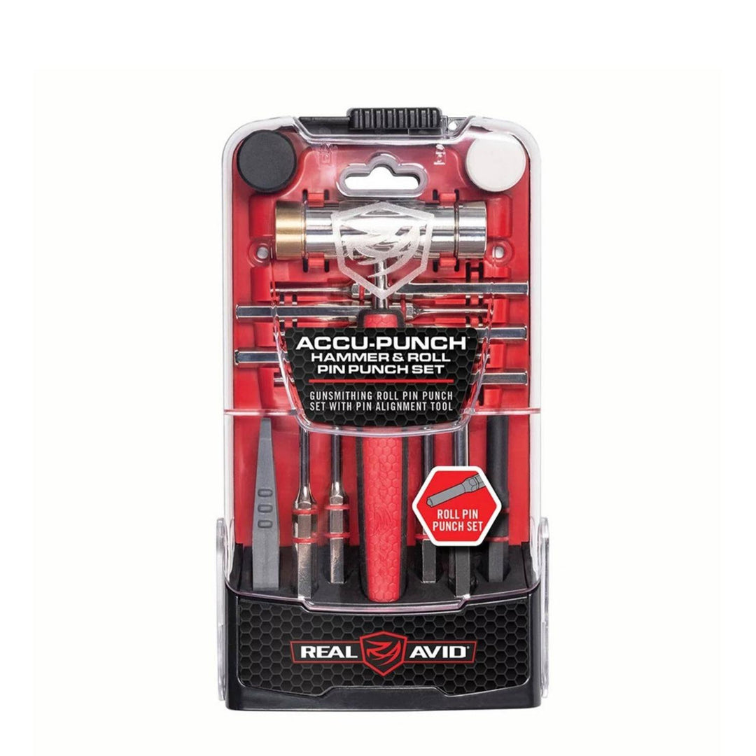 Real Avid Accu-Punch Gunsmithing Hammer & Roll Pin Punch Set