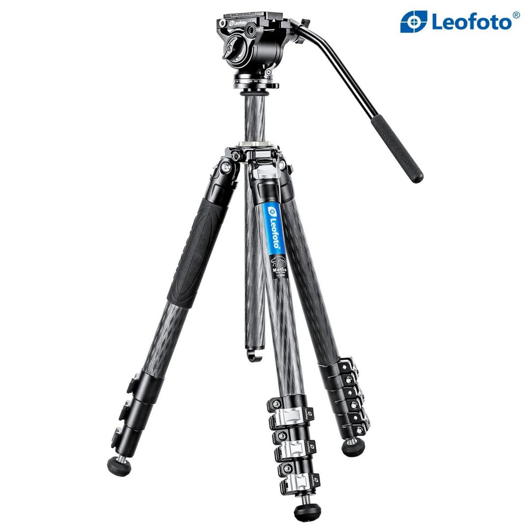 Leofoto Manba LV-284C Carbon Tripod with BV-5 Fluid Head